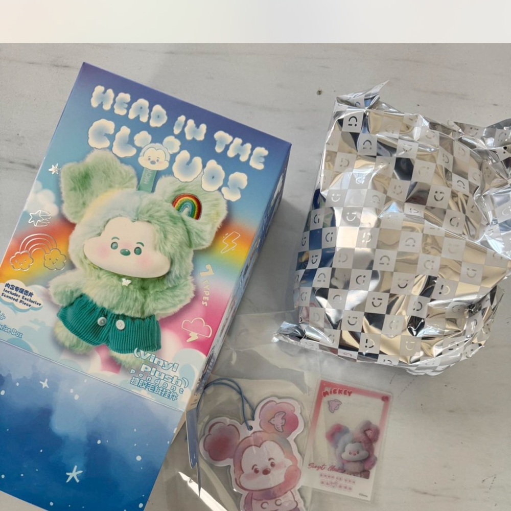 AUTHENTIC Brand new Miniso Mickey Mouse plush keychain